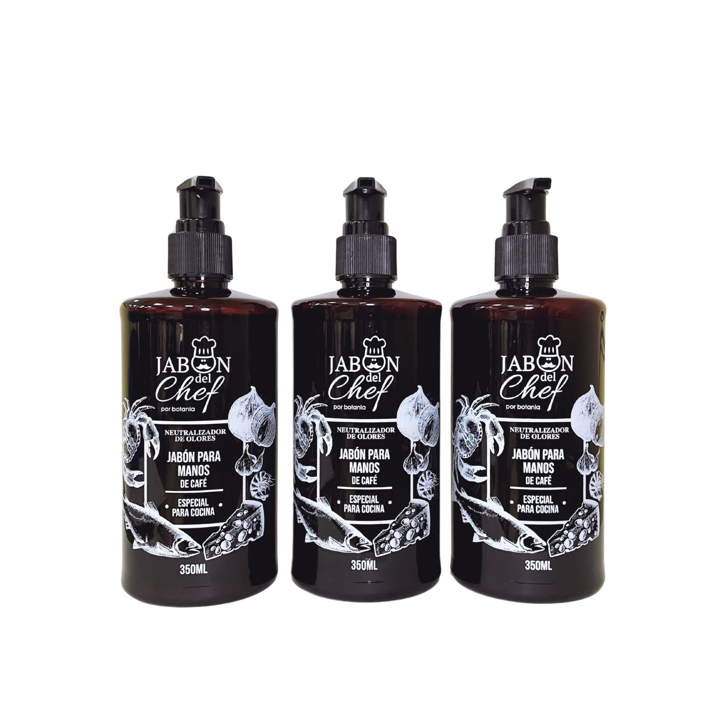 Chef’s Trio – Pack de 3 Jabones Antiolor